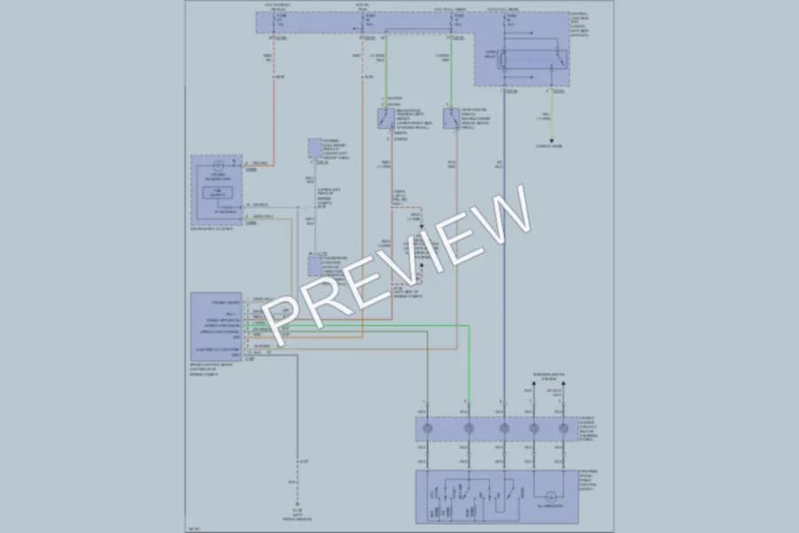 2002 Mercury Sable Cruise Control wiring diagram preview