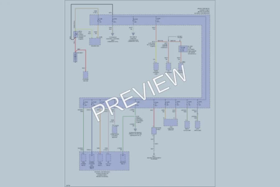 2002 Mercury Sable Power Distribution wiring diagram preview