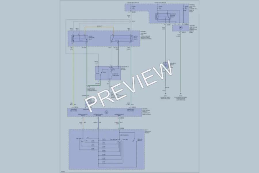 2002 Mercury Sable Wiper Washer wiring diagram preview