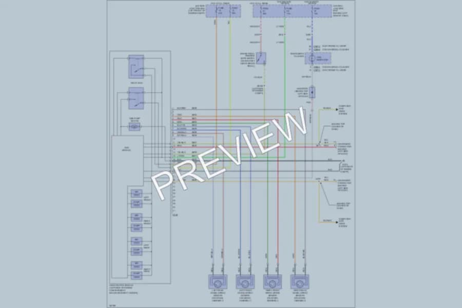 2002 Mercury Villager Anti Lock Brakes wiring diagram preview