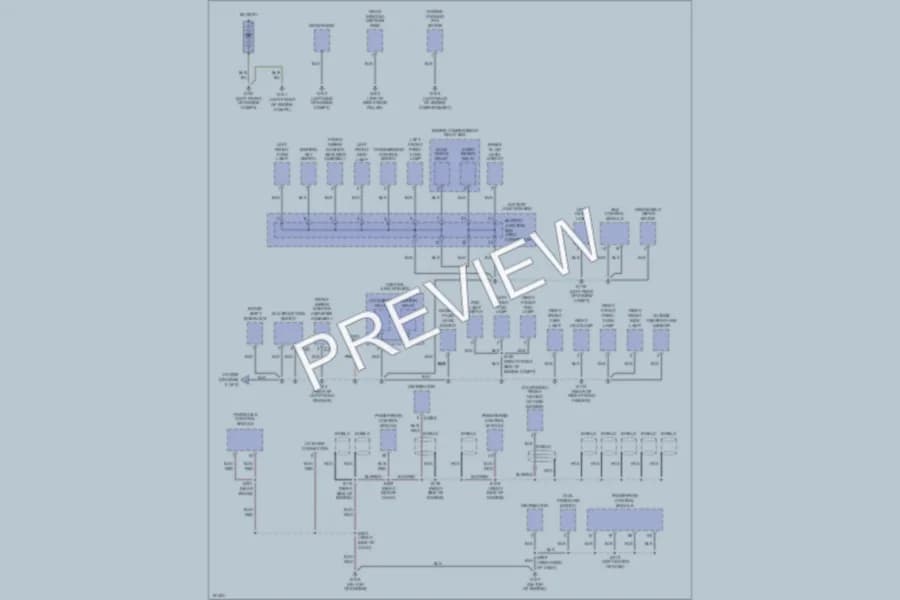 2002 Mercury Villager Ground Distribution wiring diagram preview