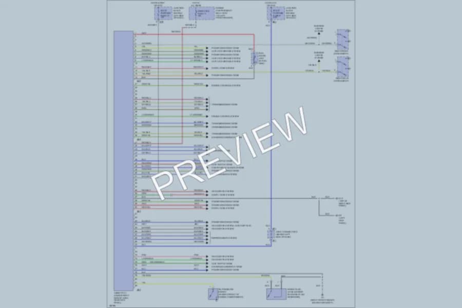 2002 Mitsubishi Diamante Body Computer wiring diagram preview