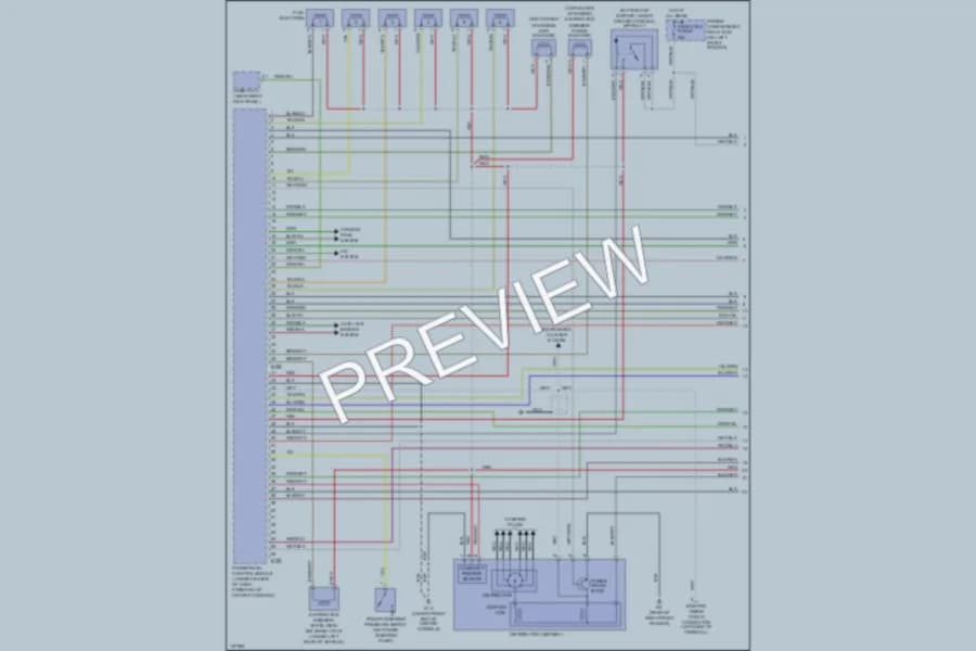 2002 Mitsubishi Diamante Engine Performance wiring diagram preview