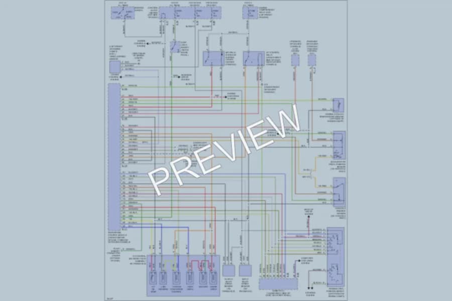 2002 Mitsubishi Diamante Transmission wiring diagram preview