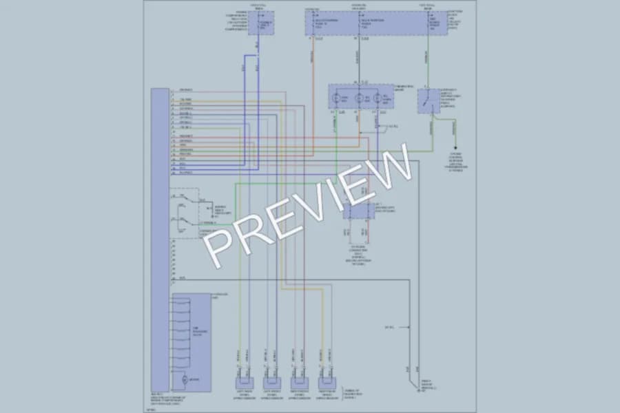 2002 Mitsubishi Eclipse Anti Lock Brakes wiring diagram preview