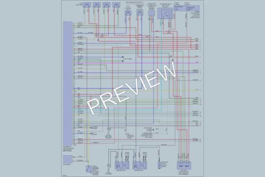 2002 Mitsubishi Galant Engine Performance wiring diagram preview