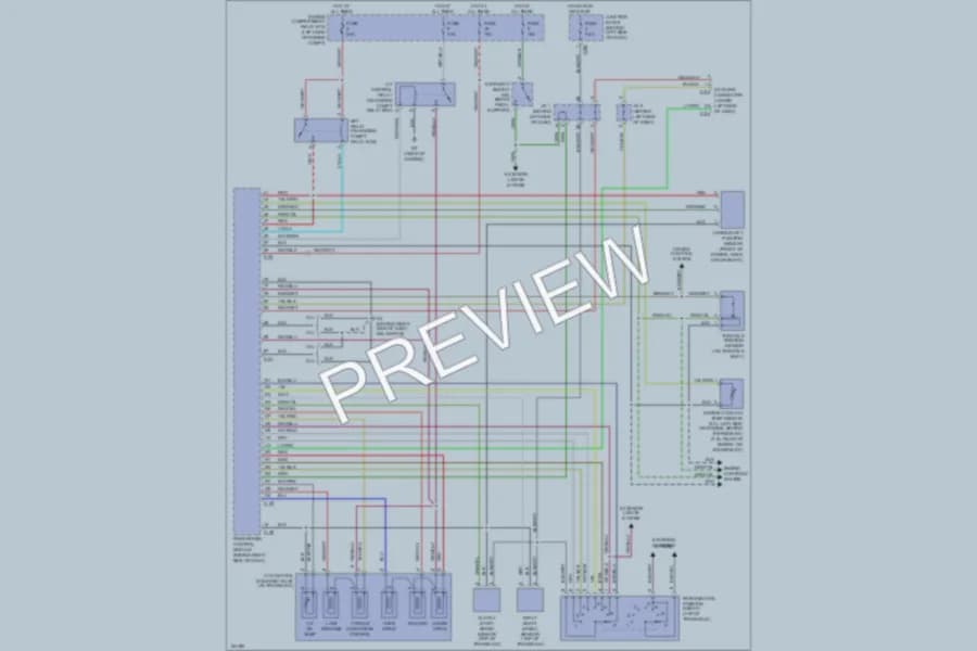 2002 Mitsubishi Galant Transmission wiring diagram preview