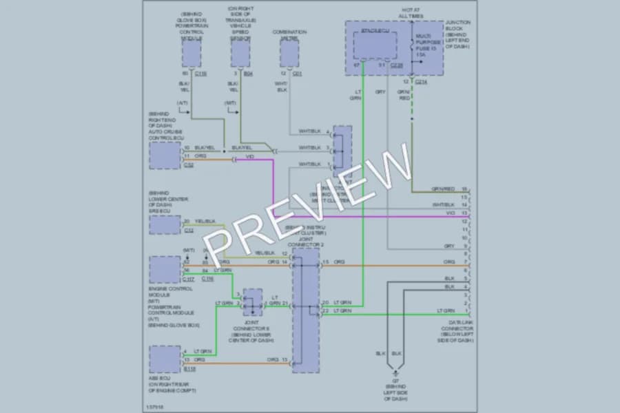 2002 Mitsubishi Lancer Computer Data Lines wiring diagram preview