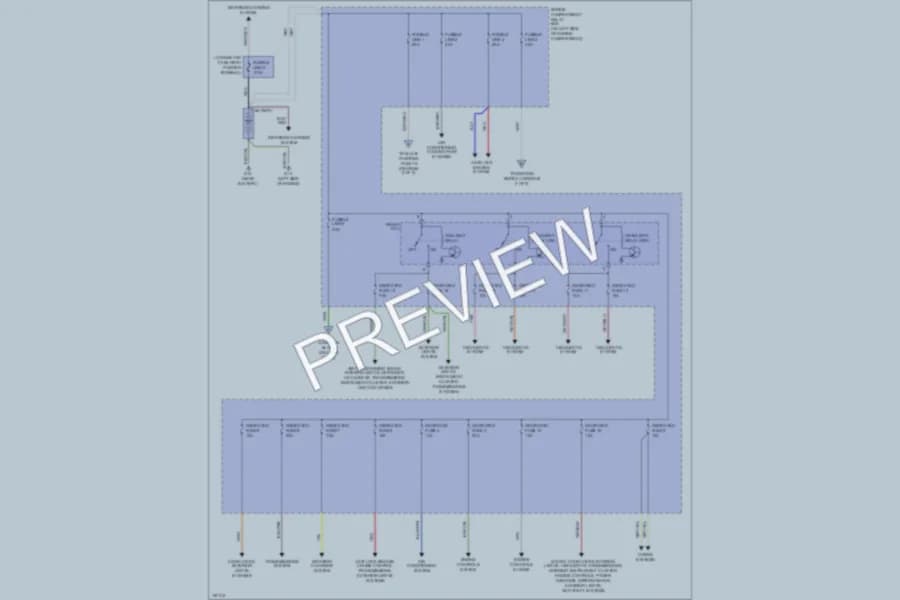 2002 Mitsubishi Lancer Power Distribution wiring diagram preview
