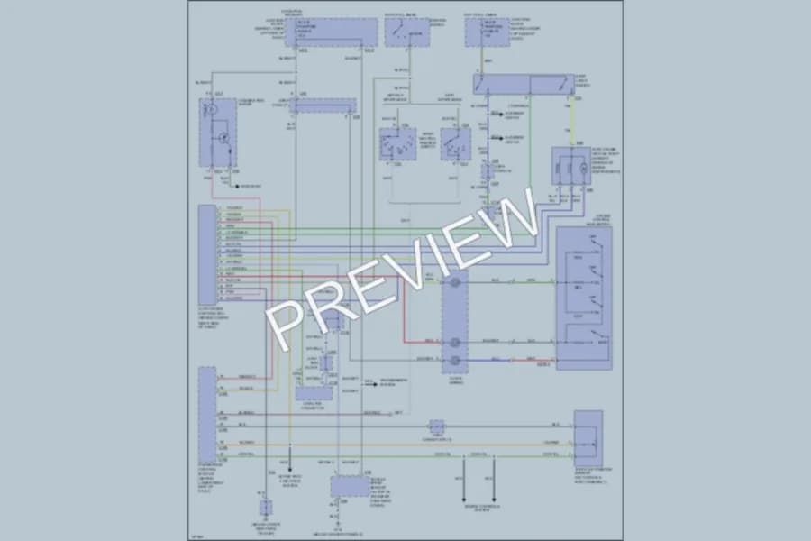 2002 Mitsubishi Montero Cruise Control wiring diagram preview