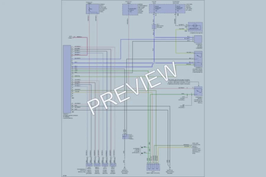 2002 Mitsubishi MonteroSport Anti Lock Brakes wiring diagram preview