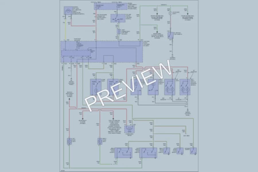 2002 Mitsubishi MonteroSport Interior Lights wiring diagram preview