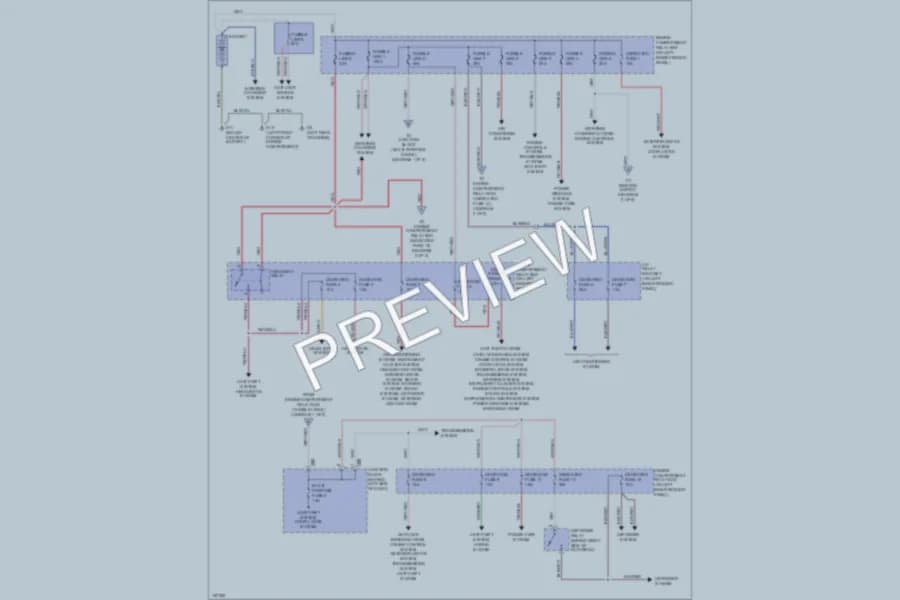 2002 Mitsubishi MonteroSport Power Distribution wiring diagram preview