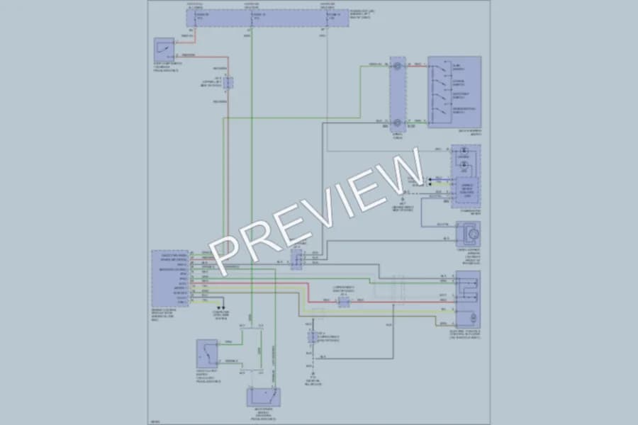 2002 Nissan Altima Cruise Control wiring diagram preview