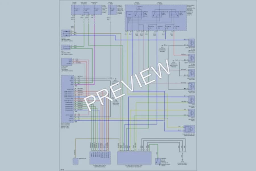 2002 Nissan Altima Headlights wiring diagram preview