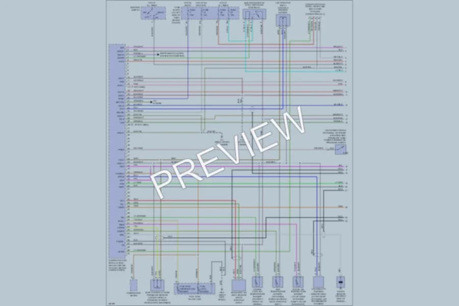 2002 Nissan Frontier Engine Performance wiring diagram preview