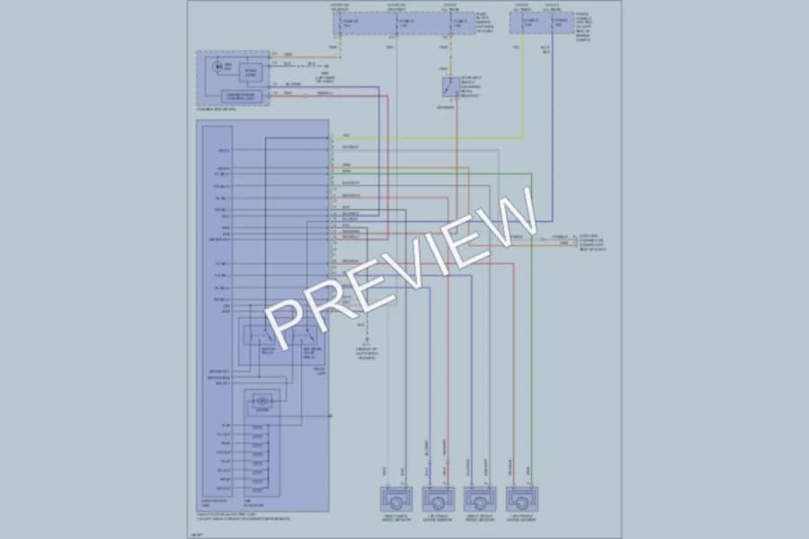 2002 Nissan Maxima Anti Lock Brakes wiring diagram preview