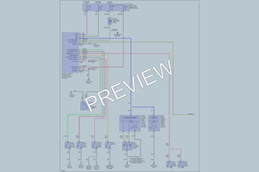 2002 Nissan Maxima Anti Theft wiring diagram preview