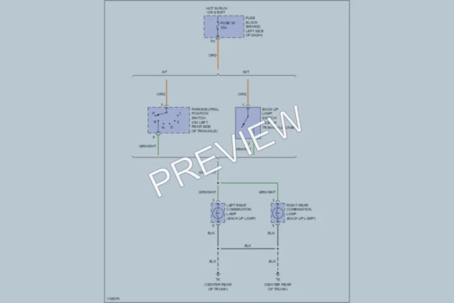 2002 Nissan Maxima Exterior Lights wiring diagram preview