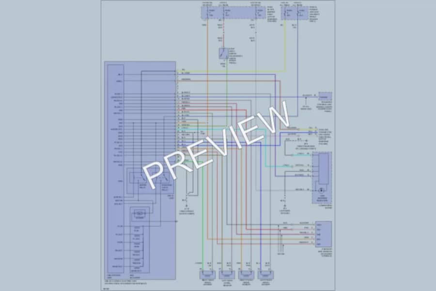 2002 Nissan Pathfinder Anti Lock Brakes wiring diagram preview