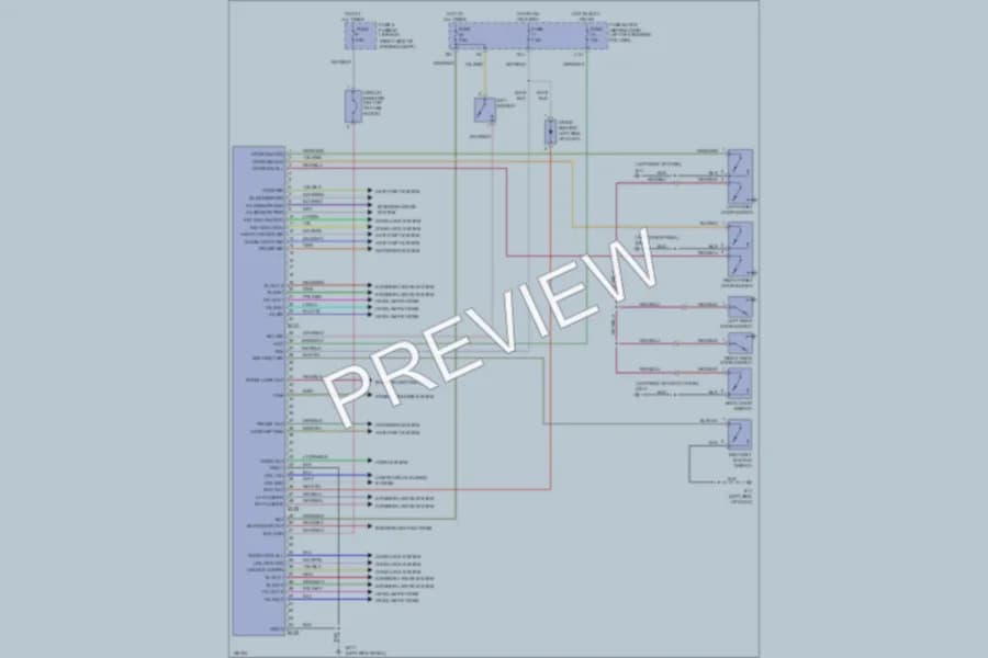 2002 Nissan Pathfinder Body Computer wiring diagram preview