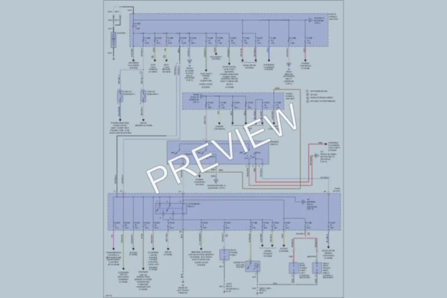 2002 Nissan Quest Power Distribution wiring diagram preview