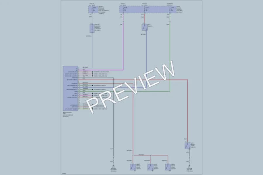 2002 Nissan Sentra Body Computer wiring diagram preview