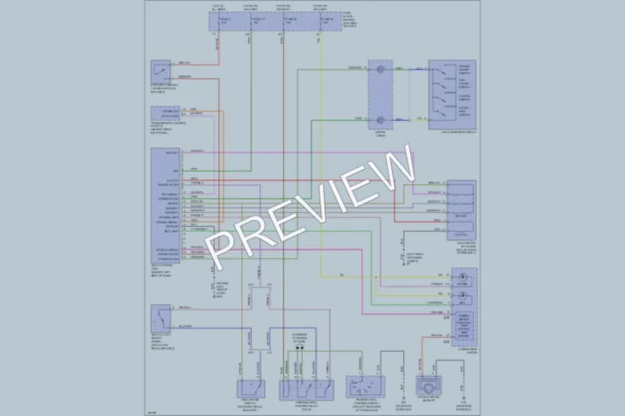 2002 Nissan Sentra Cruise Control wiring diagram preview