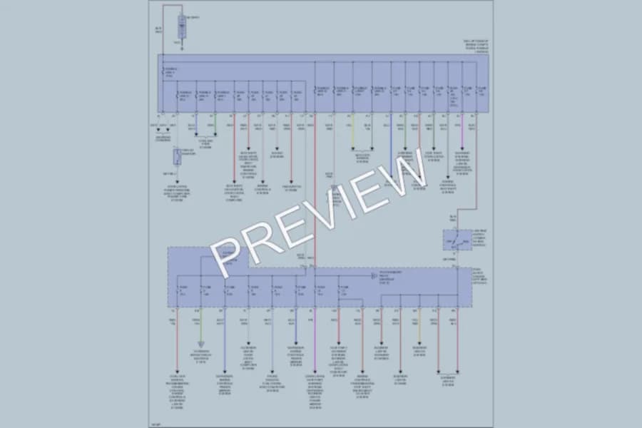 2002 Nissan Sentra Power Distribution wiring diagram preview