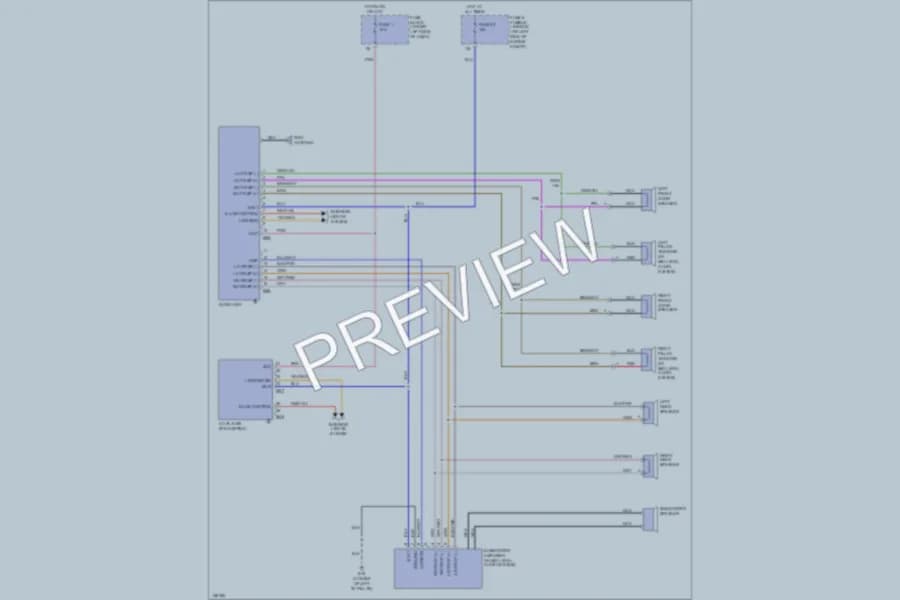 2002 Nissan Sentra Radio wiring diagram preview