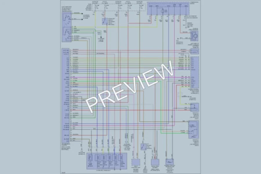 2002 Nissan Sentra Transmission wiring diagram preview