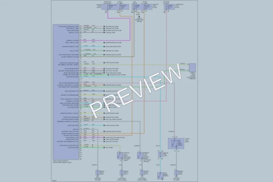 2002 Oldsmobile Alero Body Computer wiring diagram preview