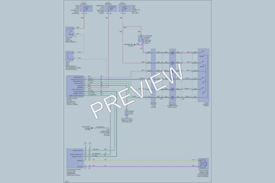 2002 Oldsmobile Aurora Cruise Control wiring diagram preview