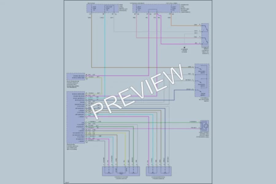 2002 Oldsmobile Bravada Cruise Control wiring diagram preview