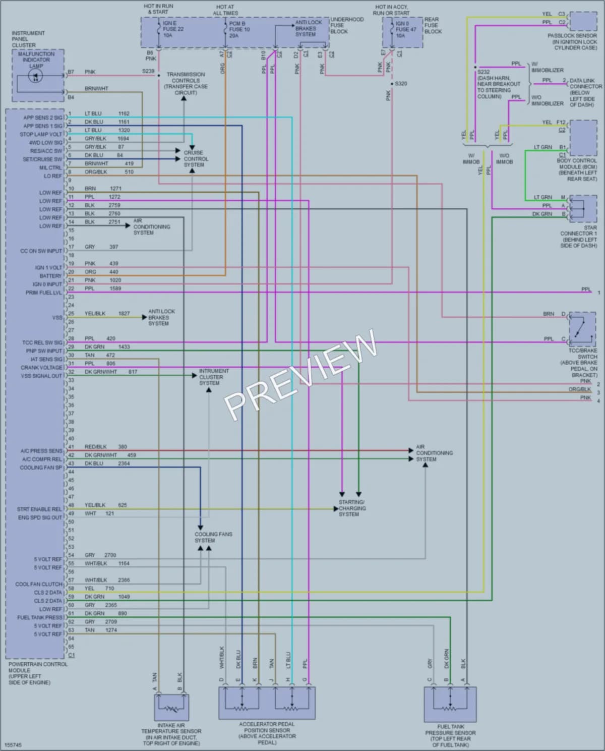 2002 Oldsmobile Bravada Engine Performance wiring diagram preview