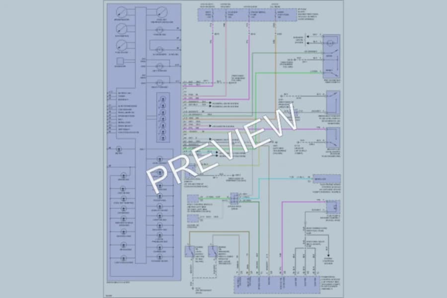 2002 Oldsmobile Intrigue Instrument Cluster wiring diagram preview