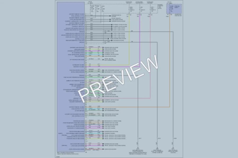2002 Pontiac Aztek Body Computer wiring diagram preview