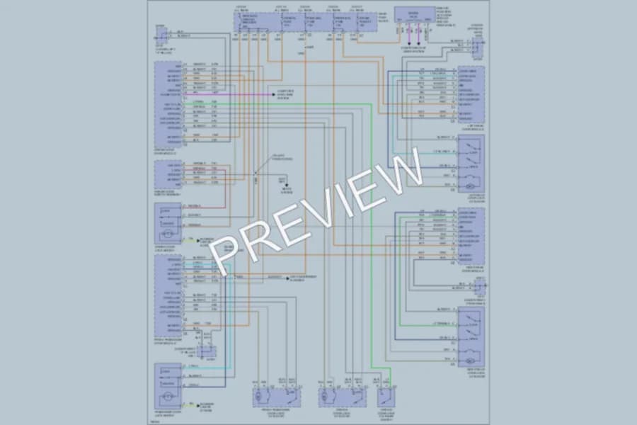 2002 Pontiac Bonneville Power Door Locks wiring diagram preview