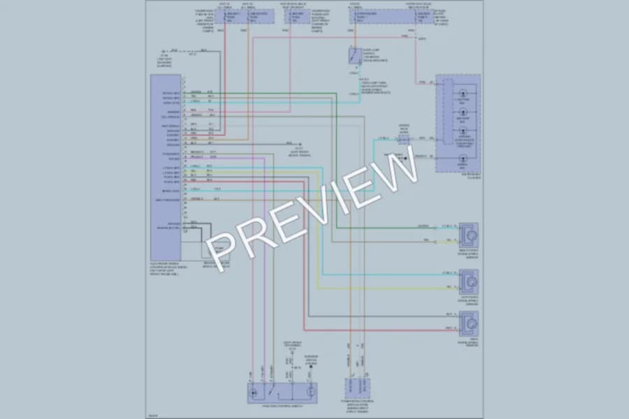 2002 Pontiac Firebird Anti Lock Brakes wiring diagram preview
