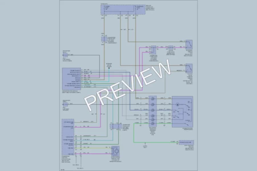 2002 Pontiac GrandAm Cruise Control wiring diagram preview