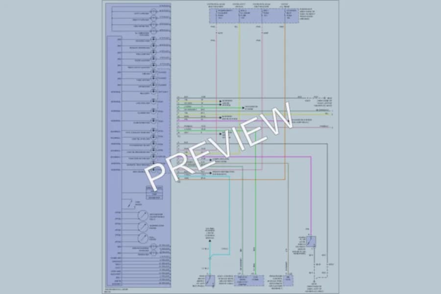 2002 Pontiac Montana Instrument Cluster wiring diagram preview