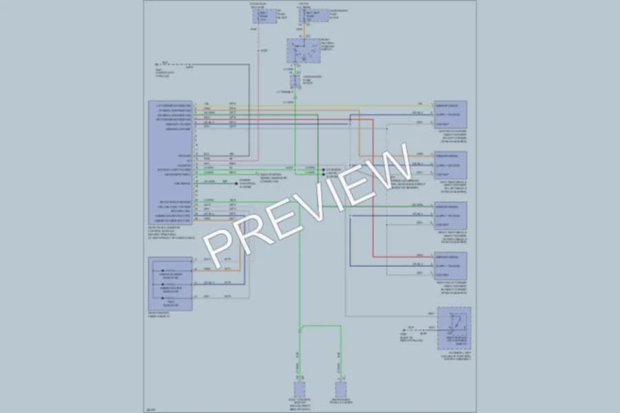2002 Pontiac Montana Navigation wiring diagram preview