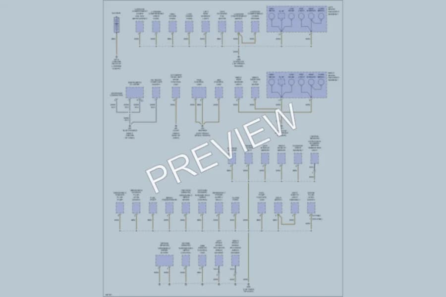 2002 Porsche 911 Ground Distribution wiring diagram preview