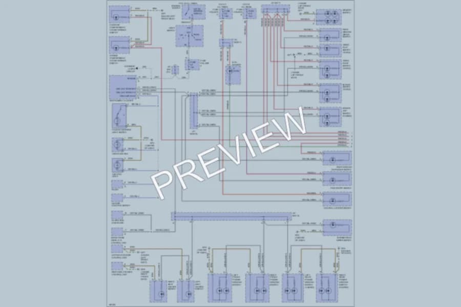 2002 Porsche 911 Interior Lights wiring diagram preview