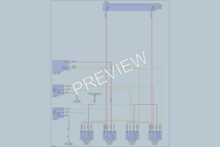2002 Porsche Boxster Cooling Fan wiring diagram preview