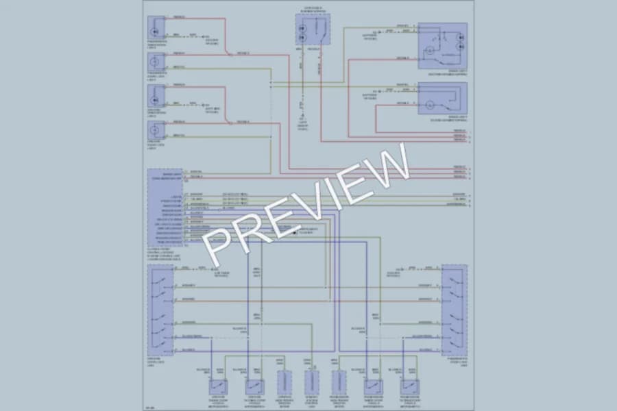 2002 Porsche Boxster Interior Lights wiring diagram preview