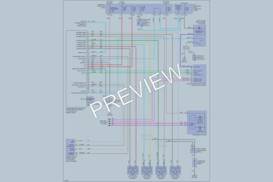 2002 Saturn L300 Anti Lock Brakes wiring diagram preview