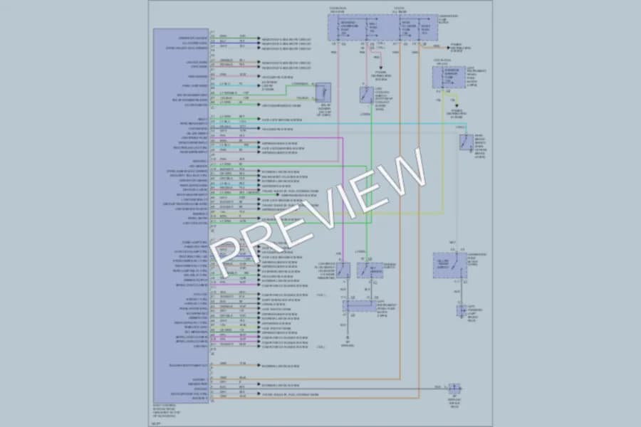 2002 Saturn L300 Body Computer wiring diagram preview