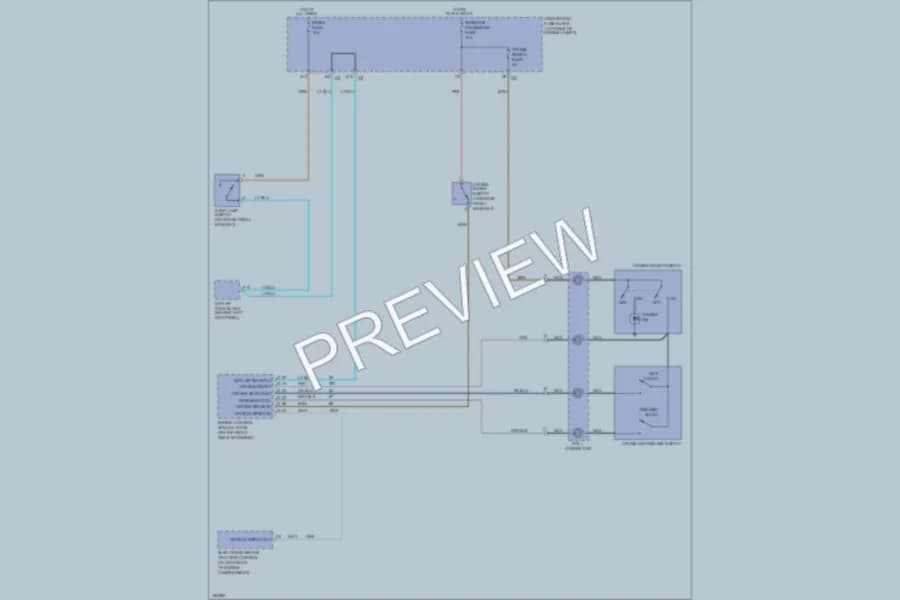2002 Saturn L300 Cruise Control wiring diagram preview