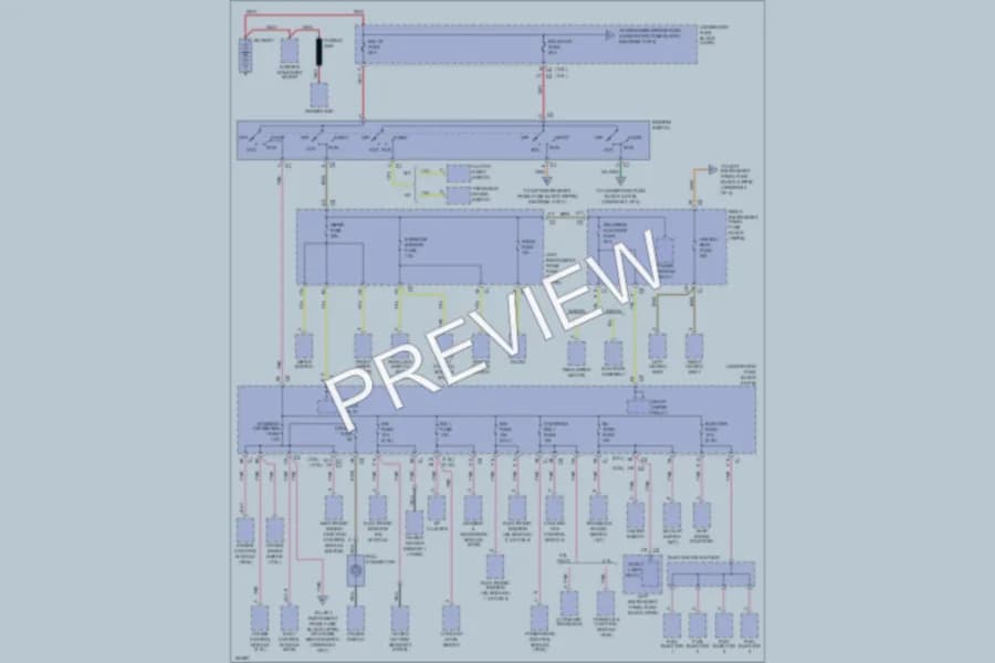 2002 Saturn L300 Power Distribution wiring diagram preview
